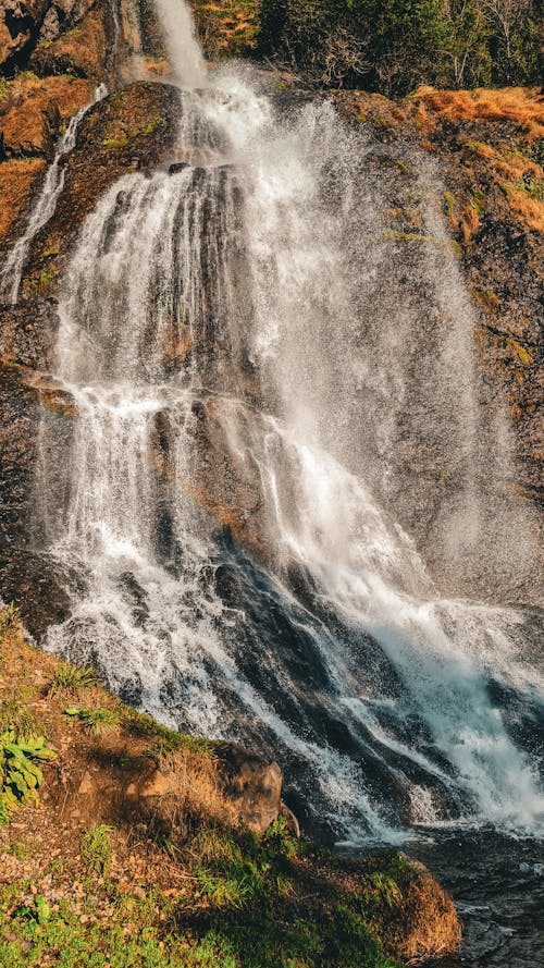 Waterfall on Rocks