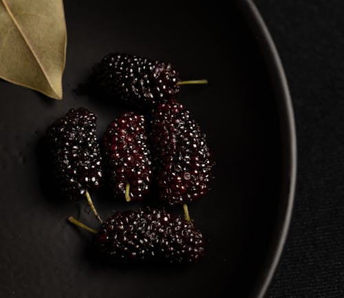 Blackberries on Pan