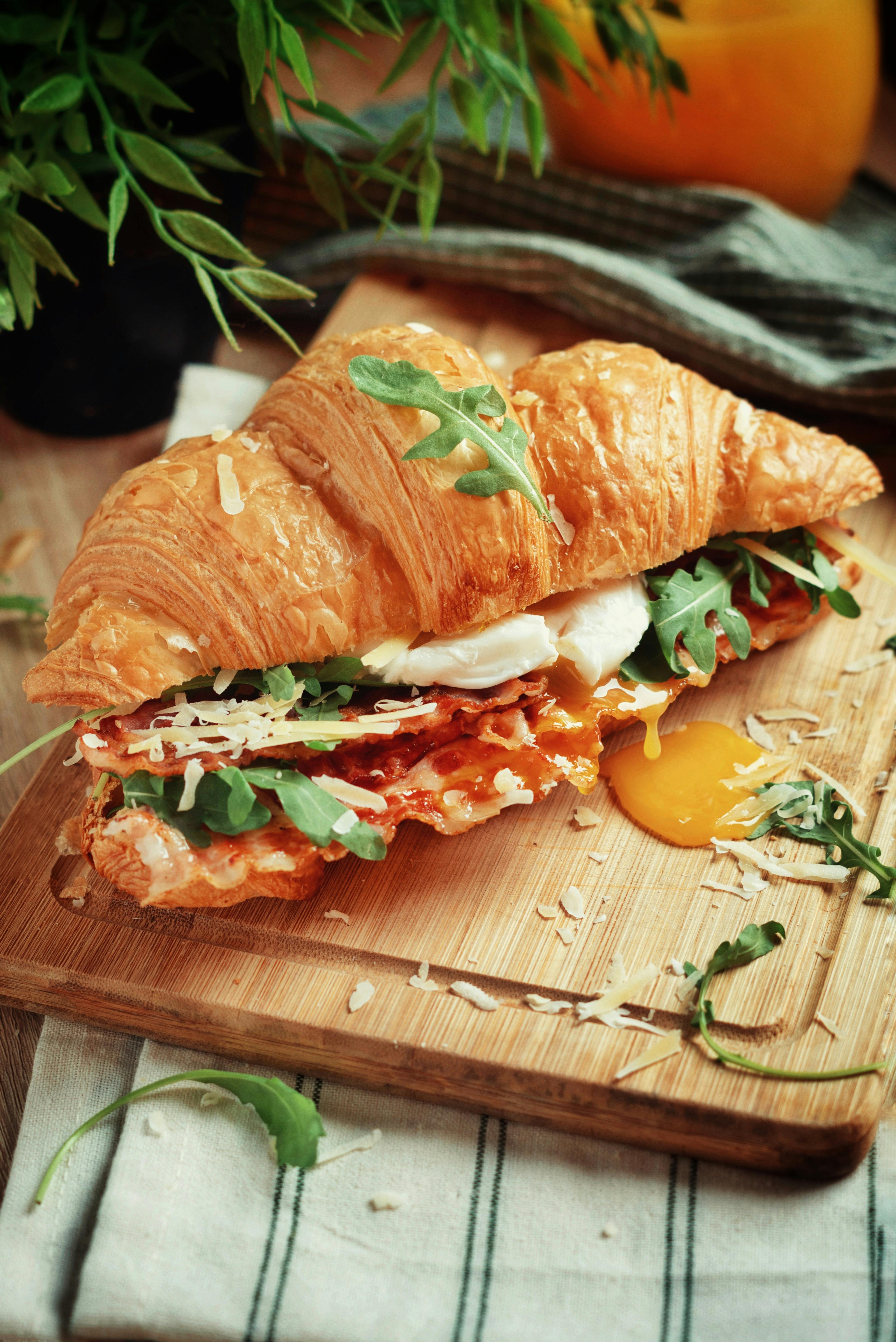 Stuffed Ham & Egg Bread Photos, Download The BEST Free Stuffed Ham