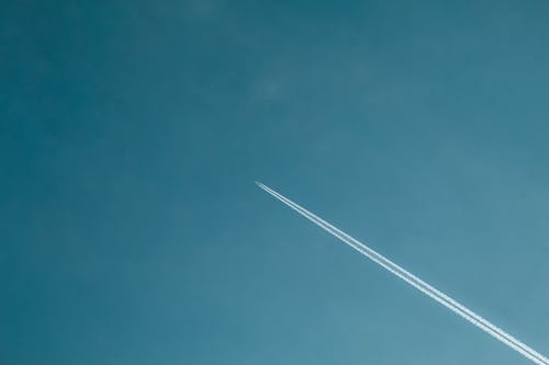 Immagine gratuita di aeroplani, aeroplano, azzurro cielo