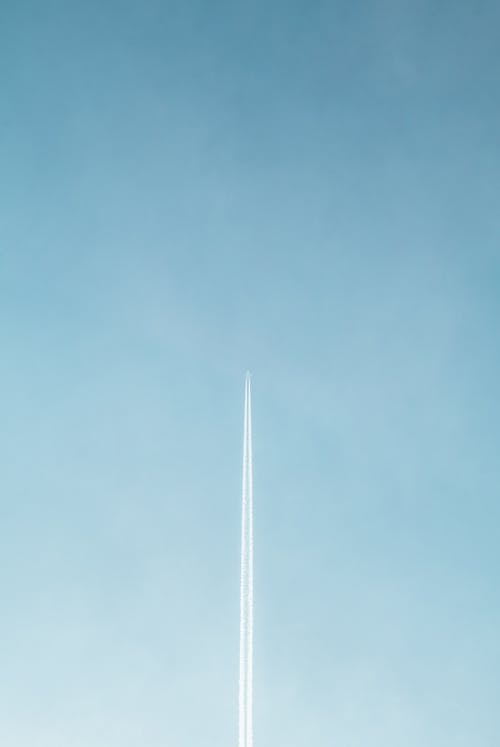 Immagine gratuita di aeroplano, azzurro, azzurro cielo