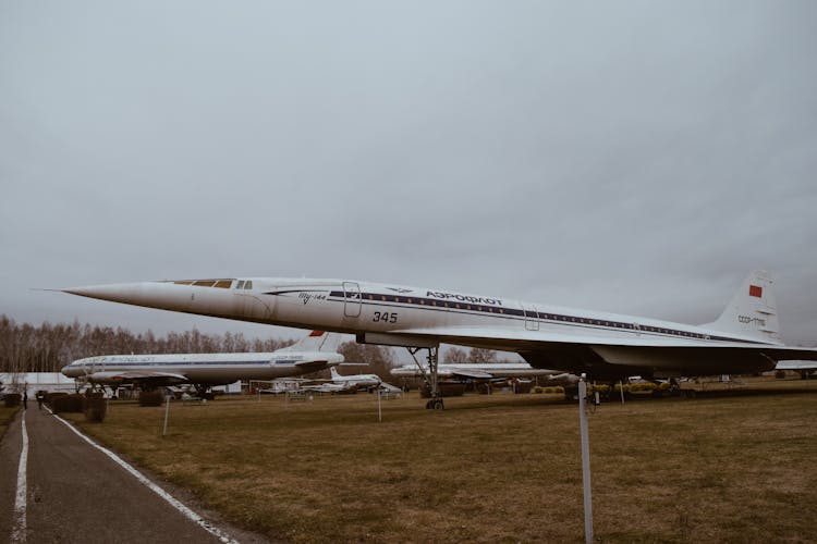 Supersonic Passenger Airliner In A Museum 