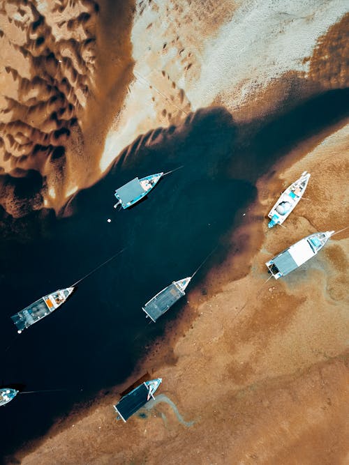 Бесплатное стоковое фото с Аэрофотосъемка, берег, вертикальный выстрел
