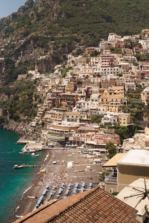 Foto d'estoc gratuïta de cases, Costa, costa amalfi