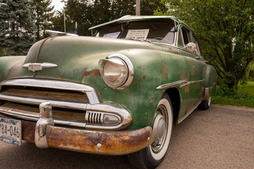 A Rusty Vintage Car 