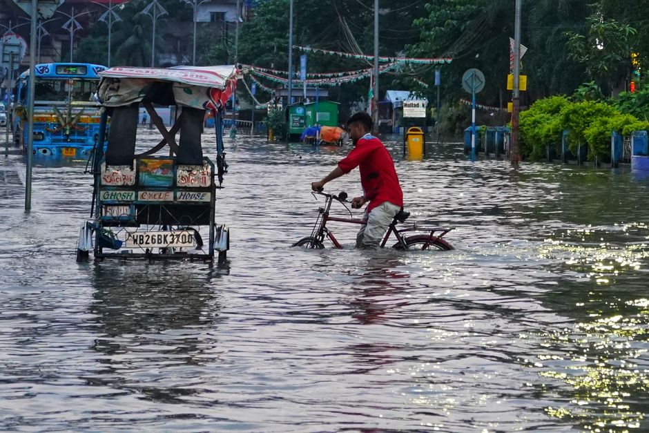 Heavy Rainfall Causes Widespread Waterlogging Across Guwahati