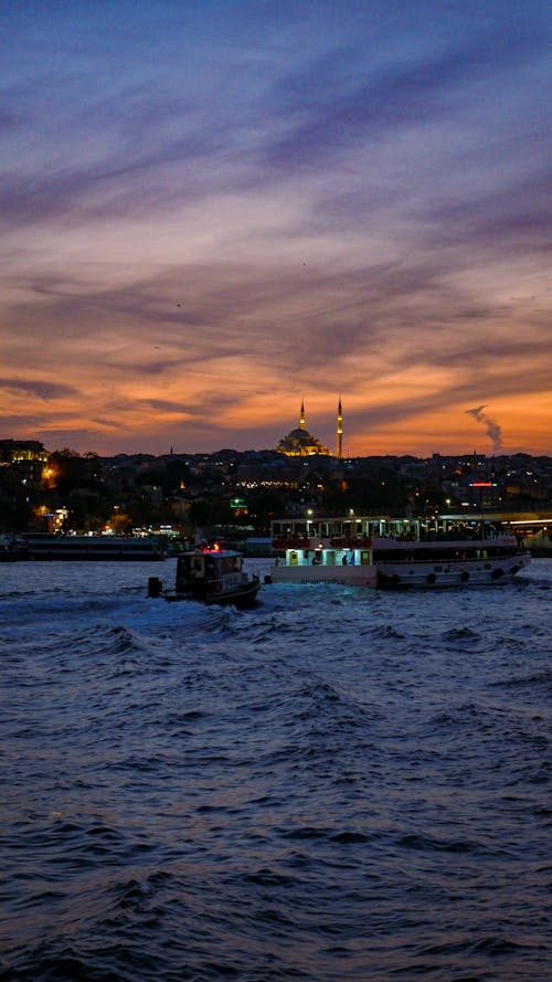 Imagine de stoc gratuită din amurg, bosphorus, călătorie