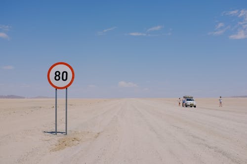 A Car in a Desert 