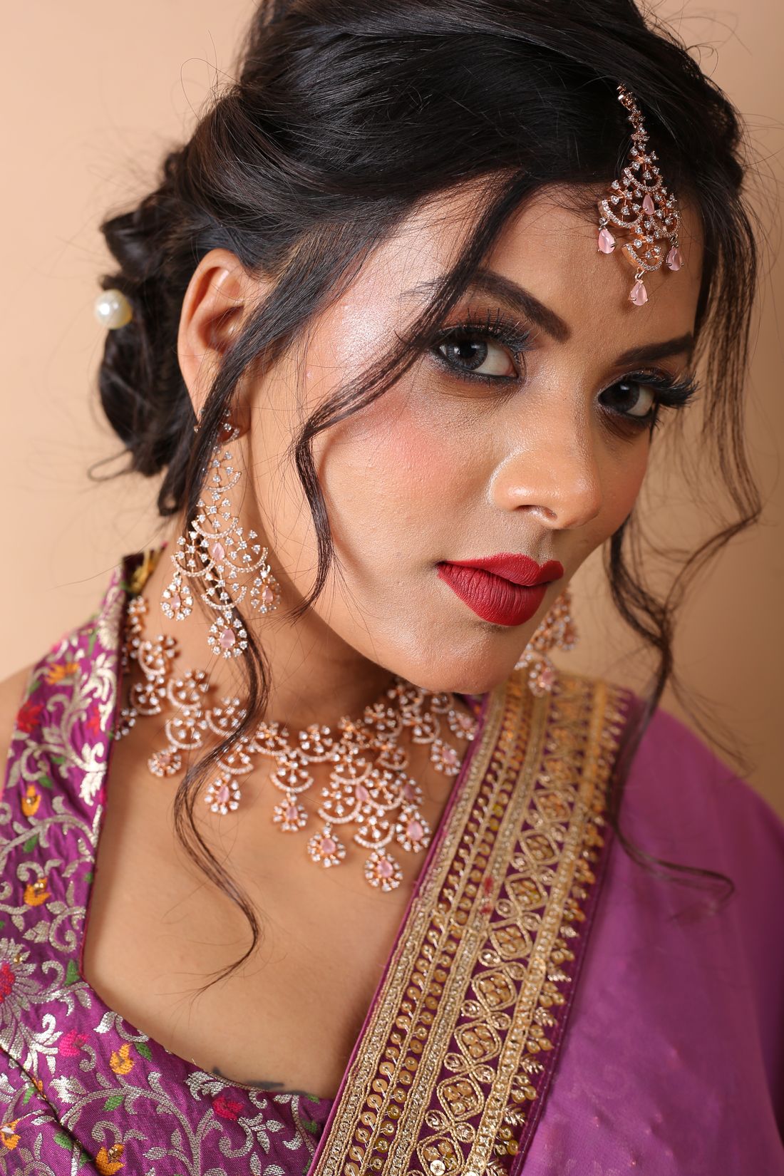 Party makeup portfolio look 2