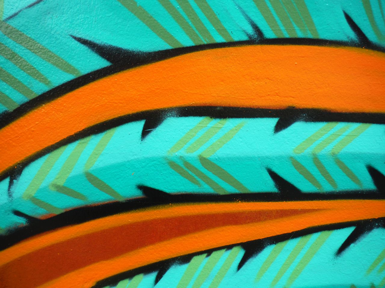 bright and vibrant abstract graffiti art with bold colors and dynamic