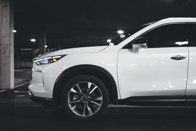 Clean White SUV Rental