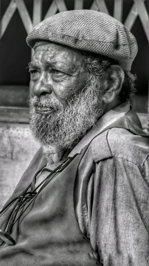 Elderly Man with Beard