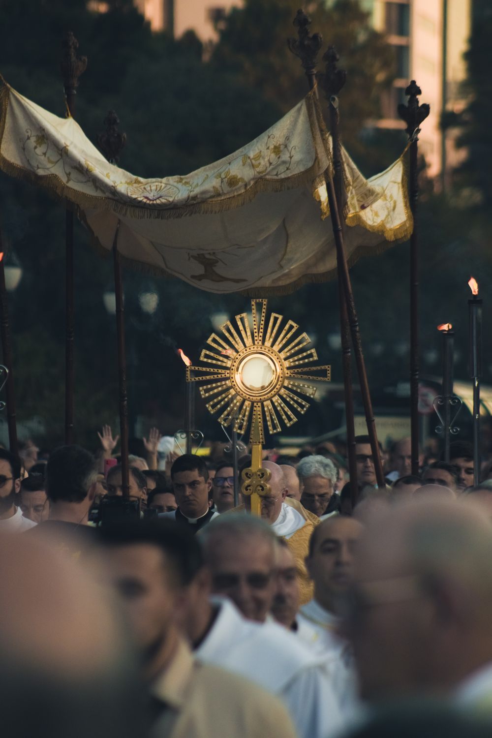Procession Photo A Catholic Procession · Free Stock Photo
