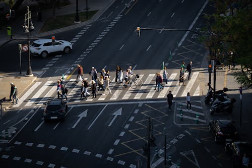 People Crossing a Street 