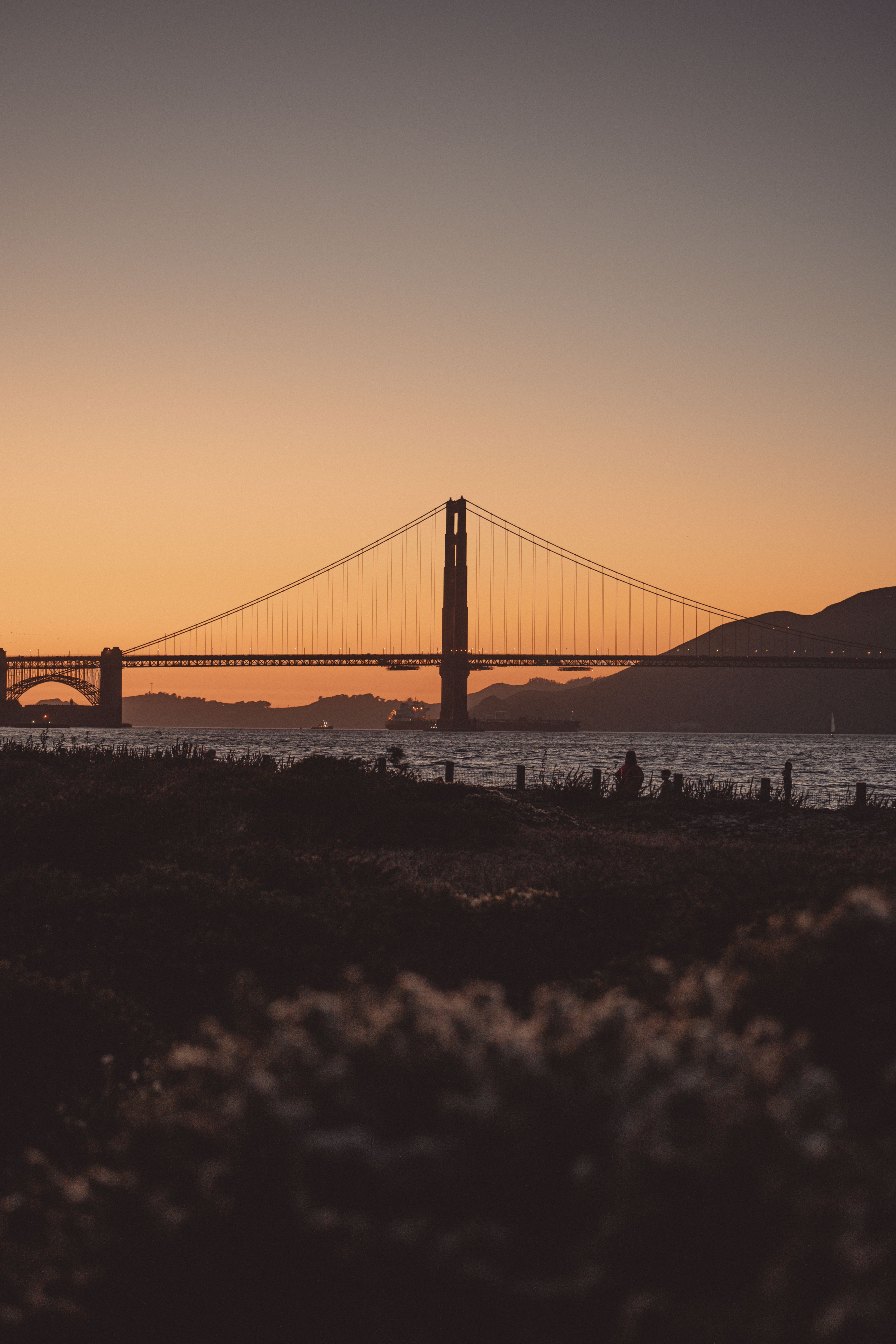 Golden Gate Bridge at Sunset · Free Stock Photo