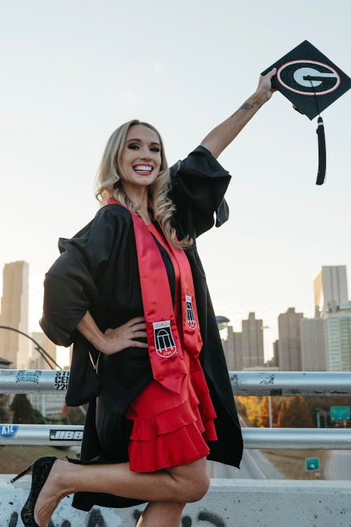 Blonde Woman During Graduation Day 