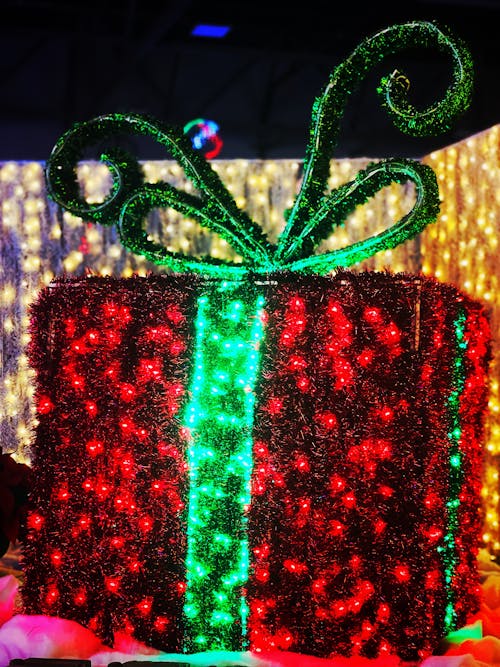 Ingyenes stockfotó ajándék, fény, Karácsony témában