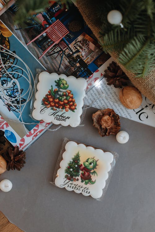Cakes with Christmas Decor
