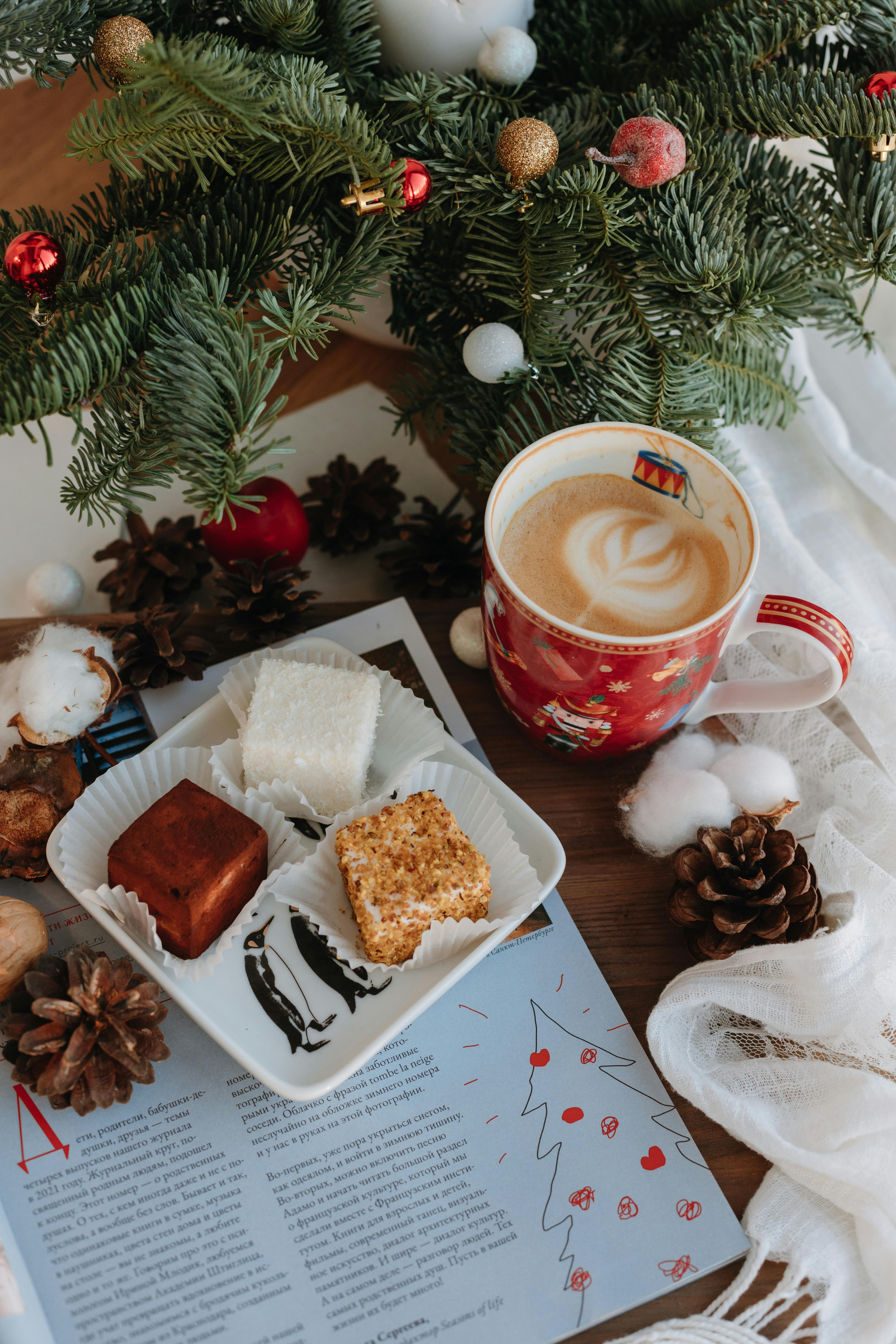 Coffee And Pralines Under The Christmas Tree · Free Stock Photo