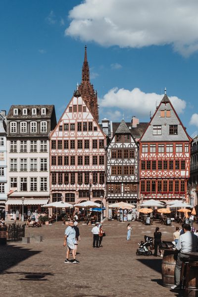 Römerberg Frankfurt casitas tradicionales