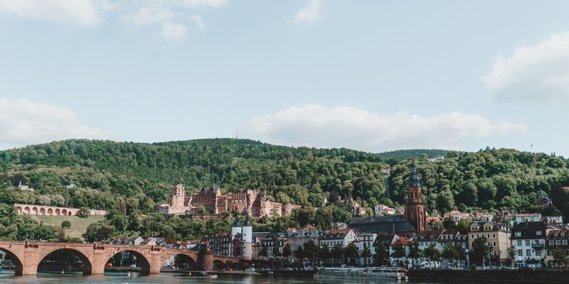 El Puente Viejo sobre el Neckar, en Heidelberg