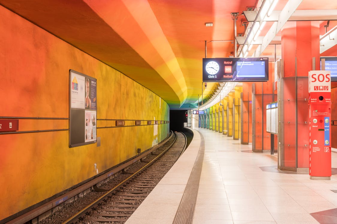 Imagine de stoc gratuită din ecran, gol, metrou
