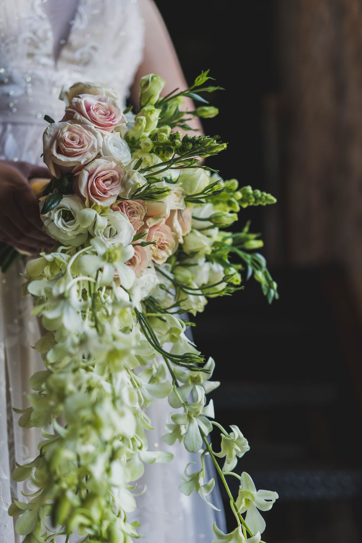Materials for making fuzzy wire bridal bouquets
