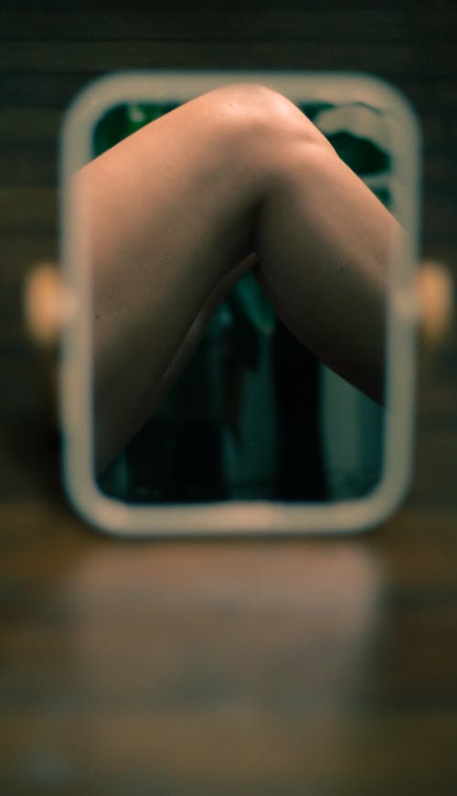 거울, 관능, 무릎의 무료 스톡 사진