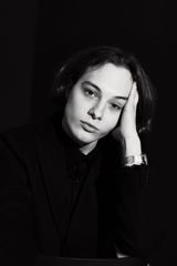 Monochrome portrait of a young model — photo by Daniil Kondrashin on Pexels