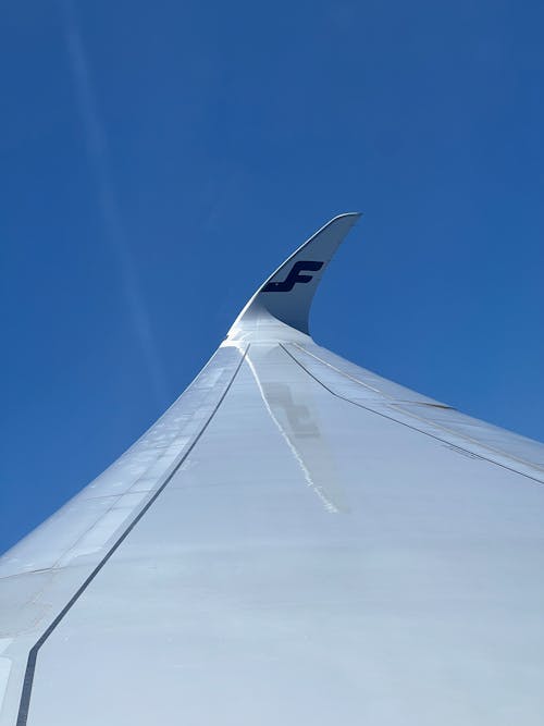 Finnair airplanes’s wing - #shotoniphone