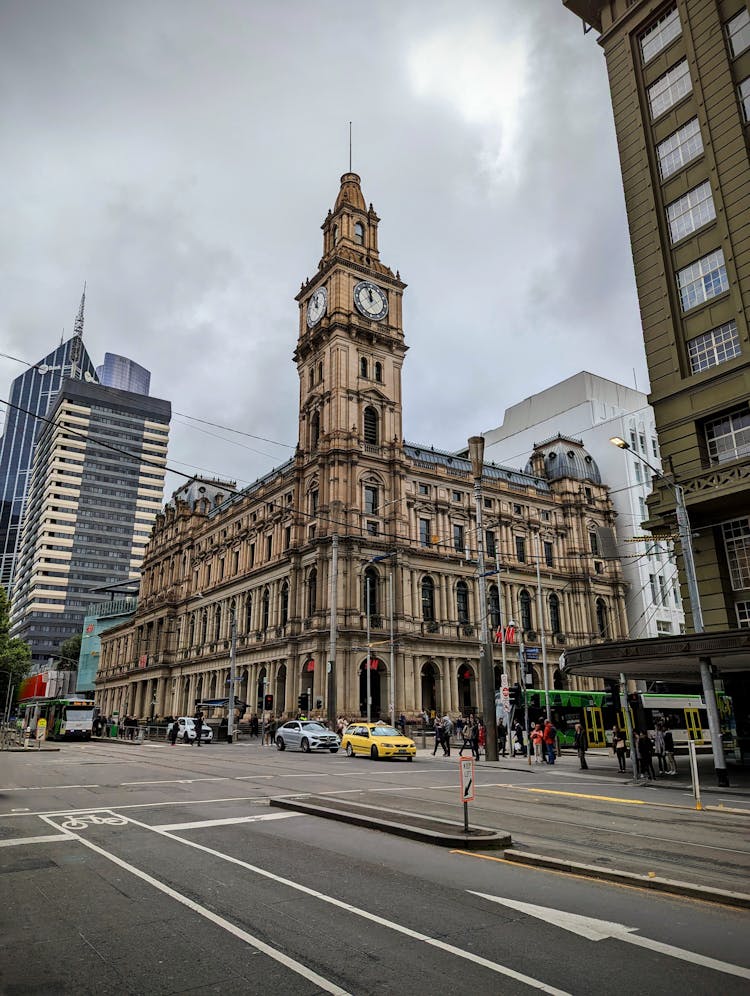 Facade Of The General Post Office In Melbourne, Australia