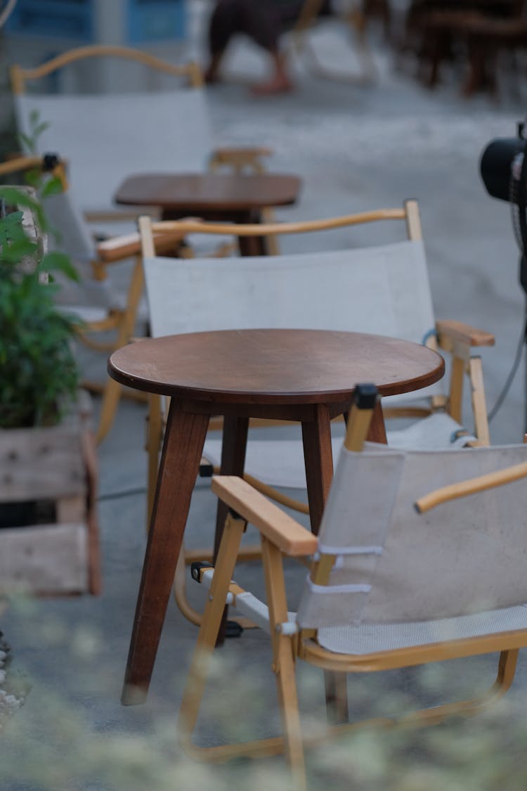 A Table And Chairs 