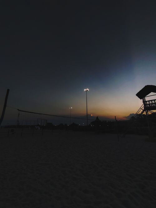 Free Beach Sunset Stock Photo
