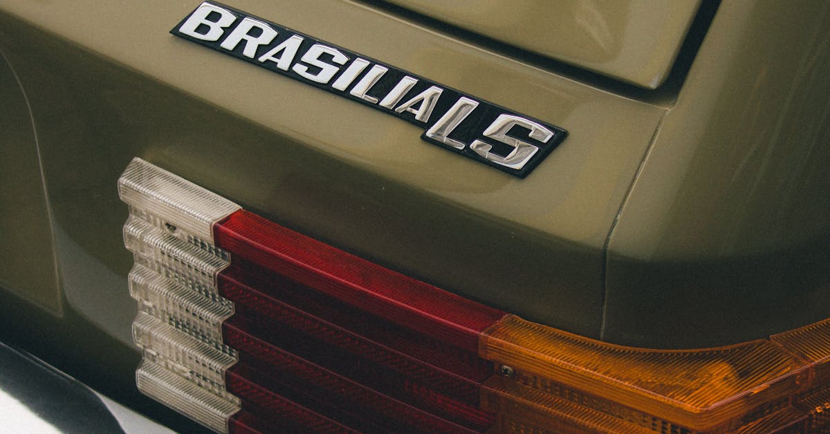 Rear of a Car · Free Stock Photo