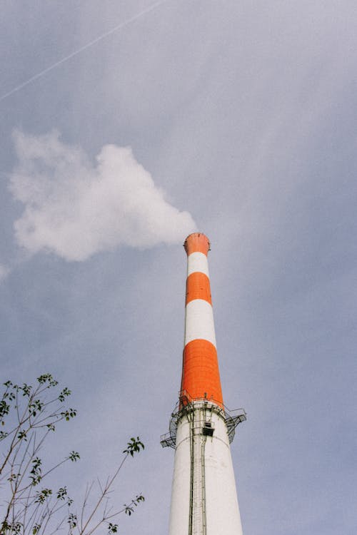 Základová fotografie zdarma na téma elektrárna, kogenerace, komín