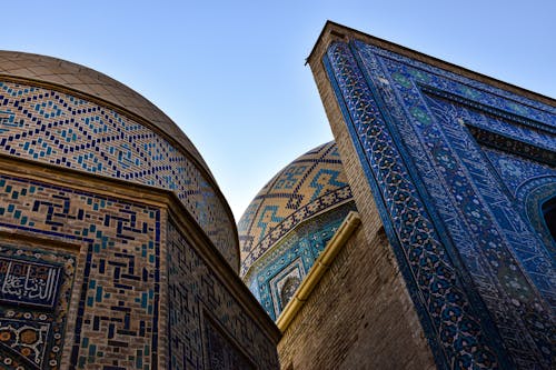 Mosaic on Walls of Shai-i-Zinda in Uzbekistan