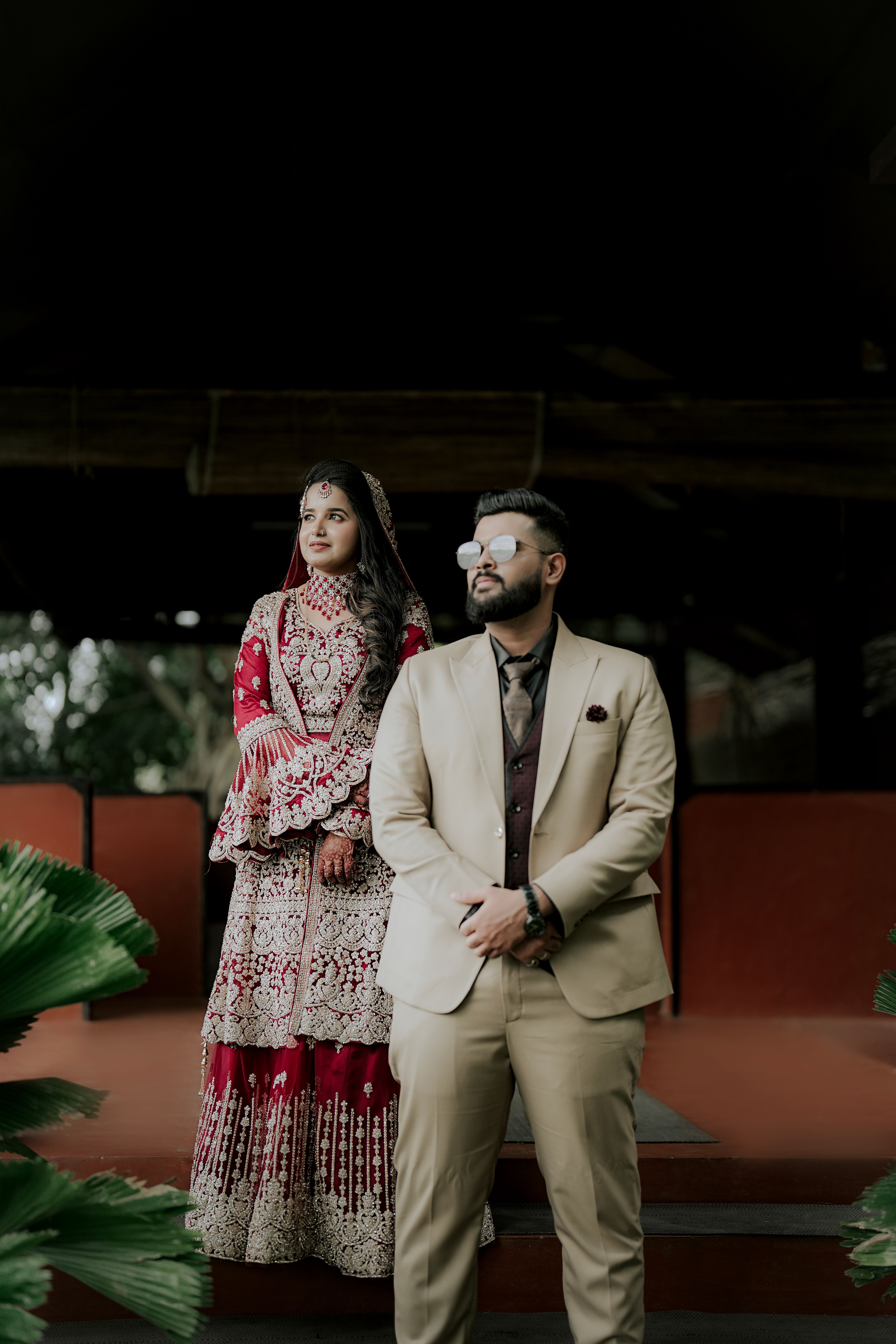 Couple on Wedding Day · Free Stock Photo