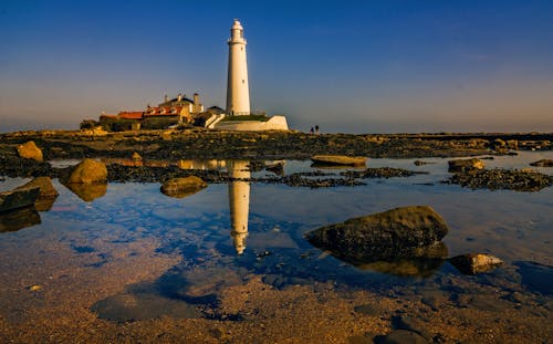 Scenic Photo of St. Marys Lighthouse in England