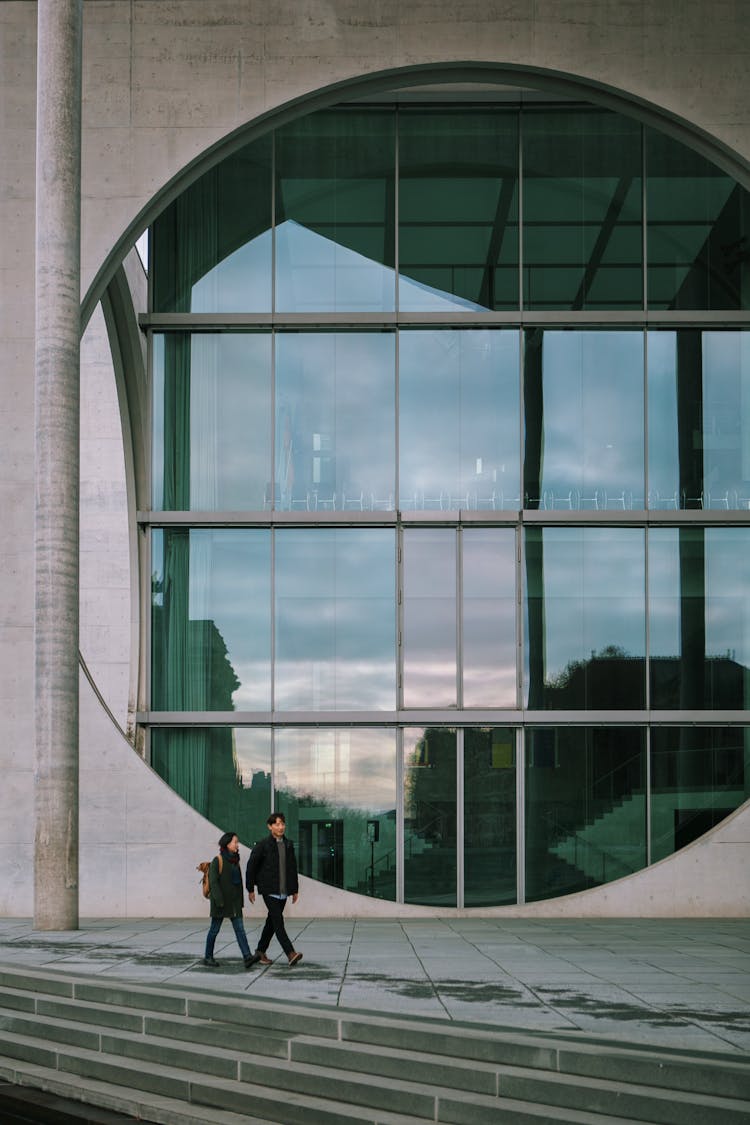 Round Window Of Marie Elisabeth Luders Haus In Berlin