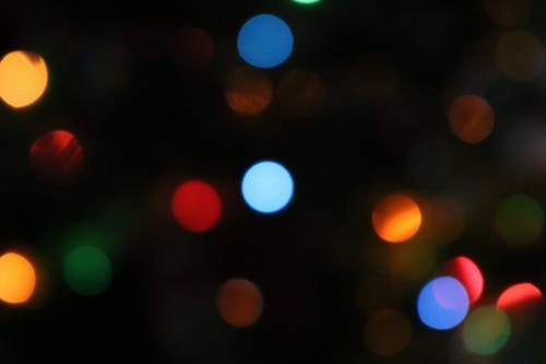 Colorful Dots of Lights