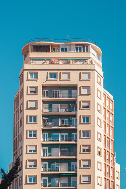 Gratis stockfoto met appartement toren, balkons, gevel