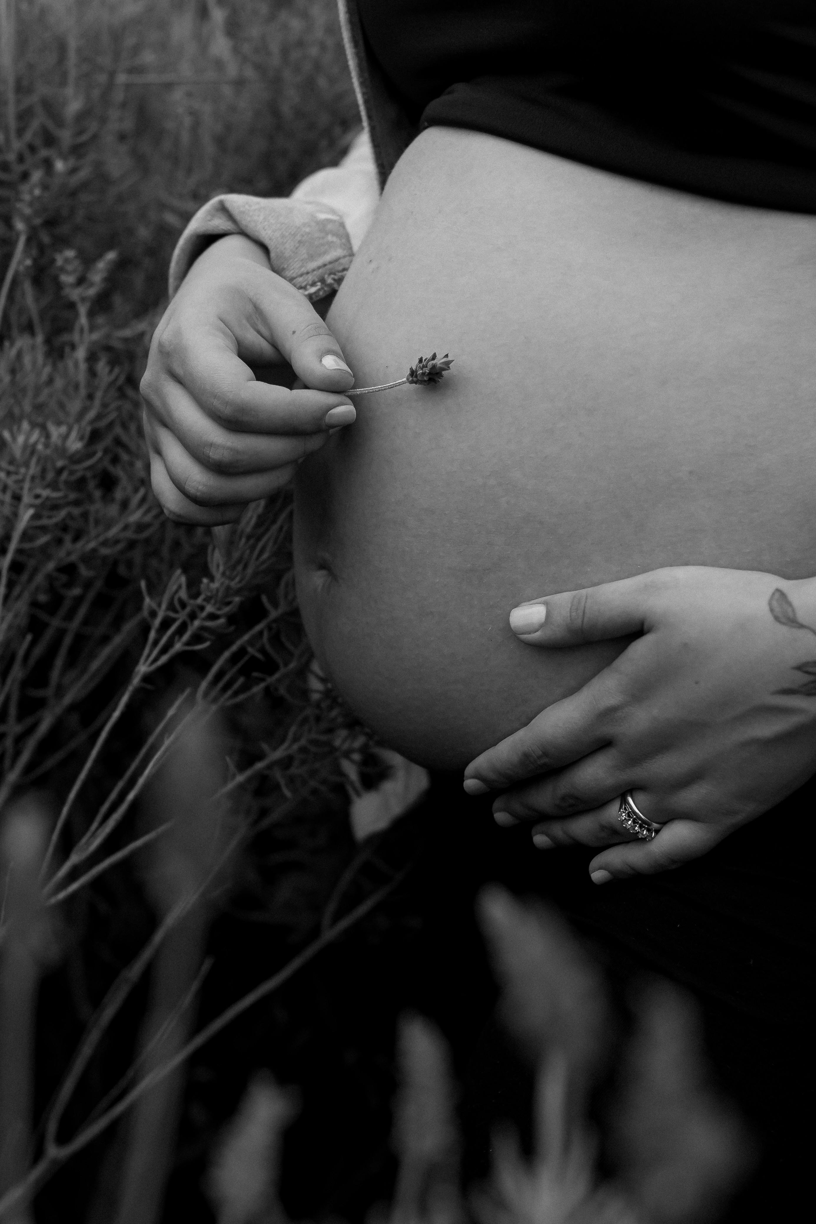 Kostenlos Bauch Einer Schwangeren Frau Stock-Foto