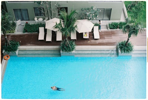 Man in Swimming Pool 