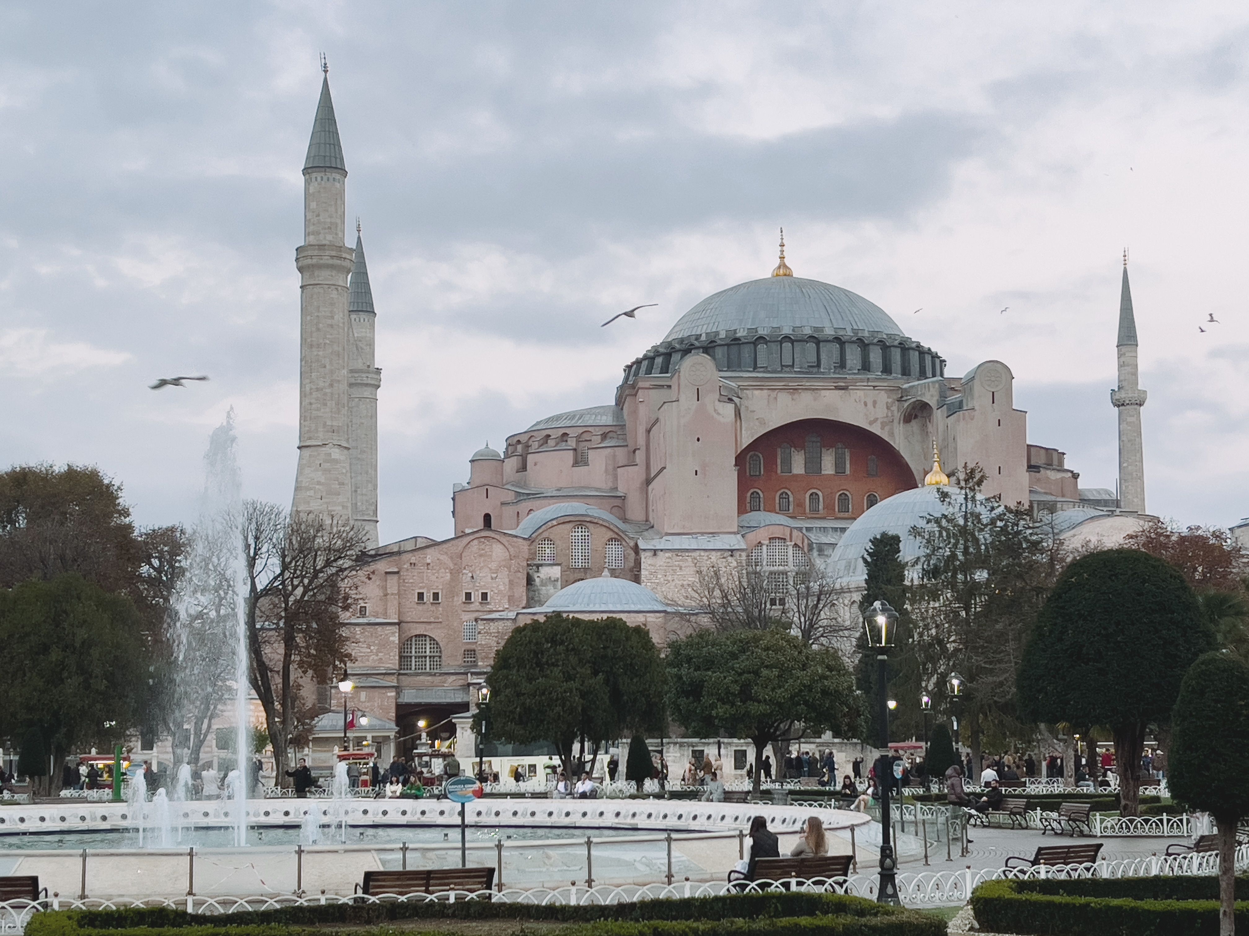 Hagia Sophia Seen from Sultan Ahmet Park · Free Stock Photo