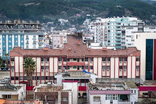 Residential Buildings in City