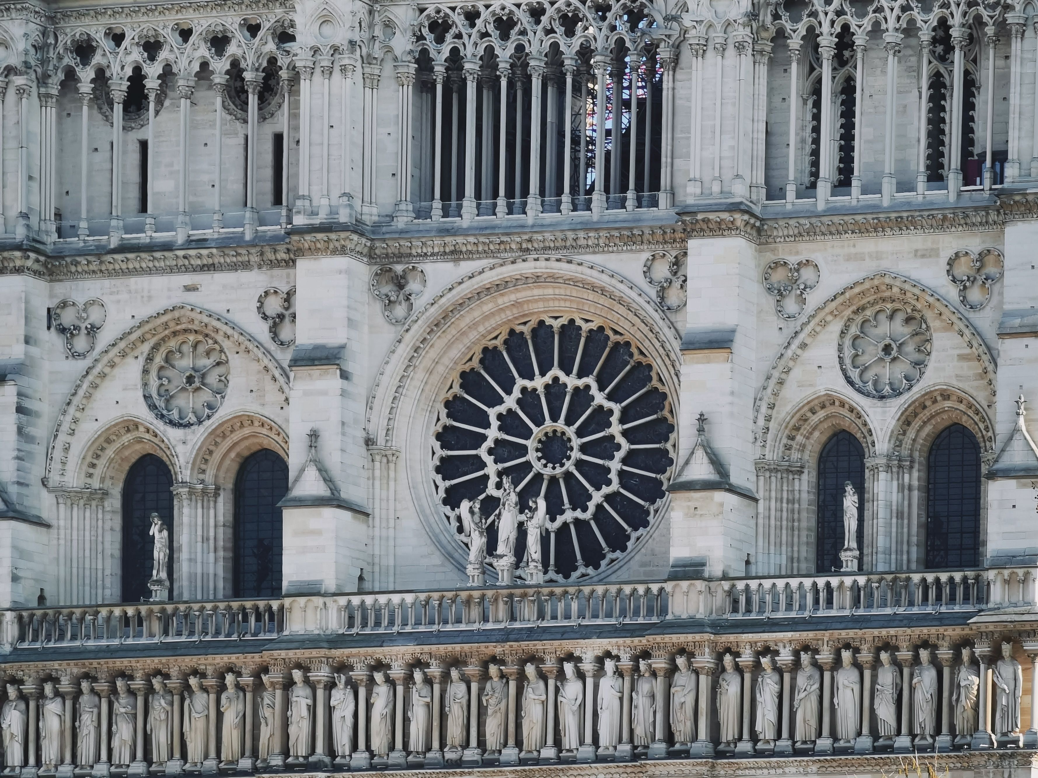 Rose Window of Notre Dame in Paris · Free Stock Photo