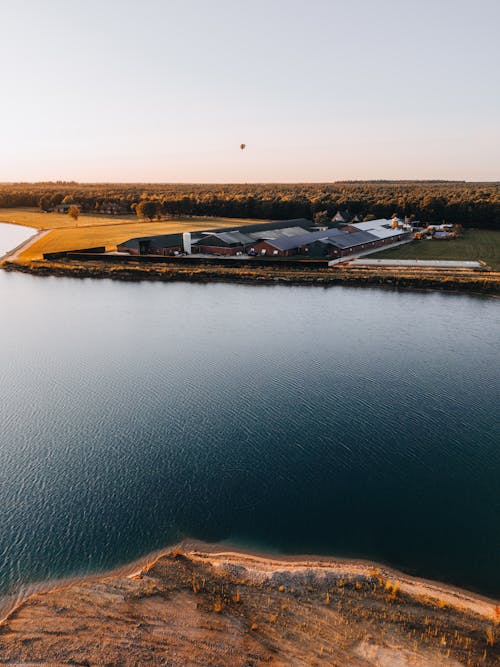 Factory Buildings on the Riverbank