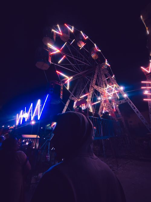 Free Boy at Carnival Stock Photo