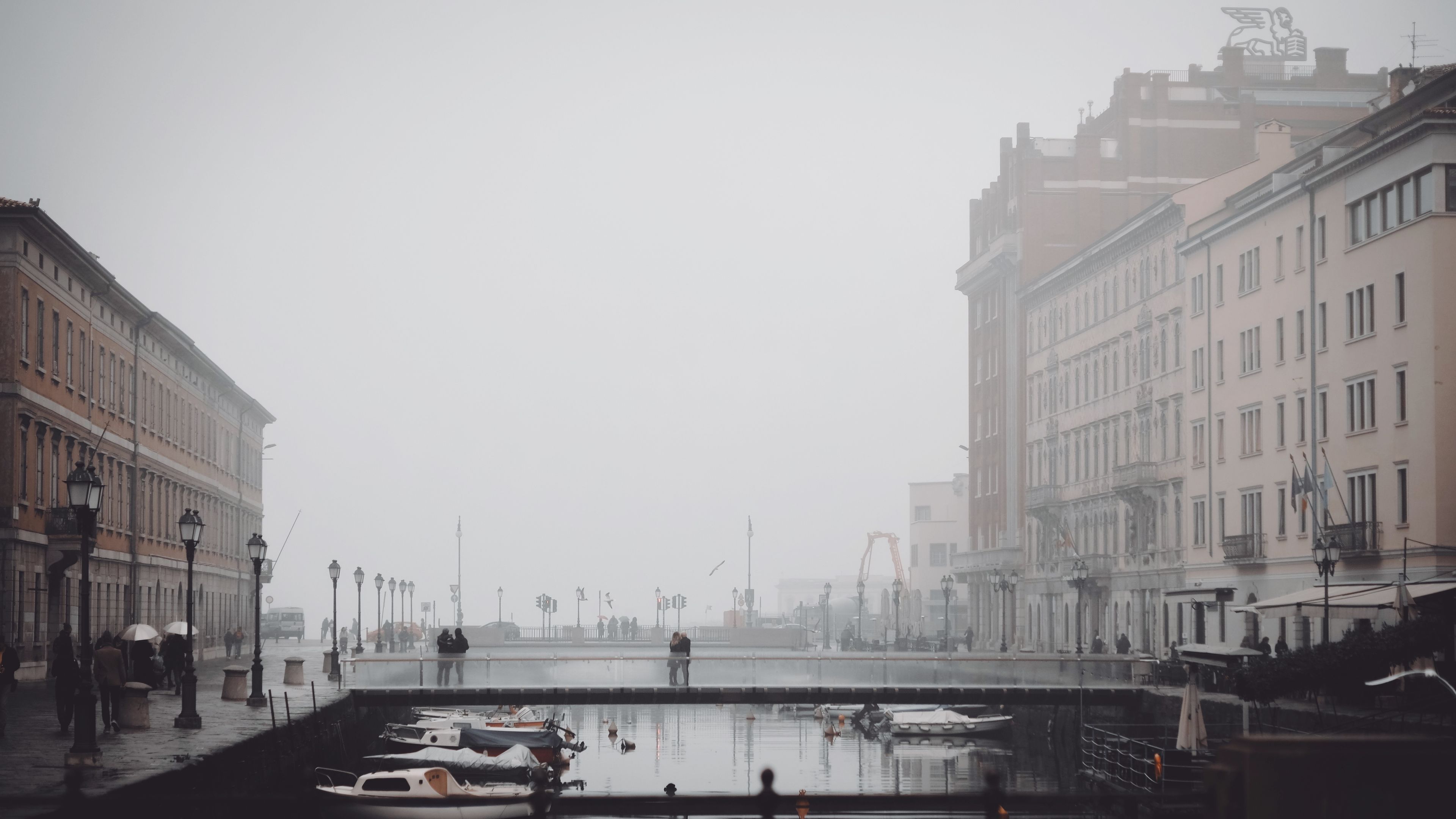 Trieste winter waterfront