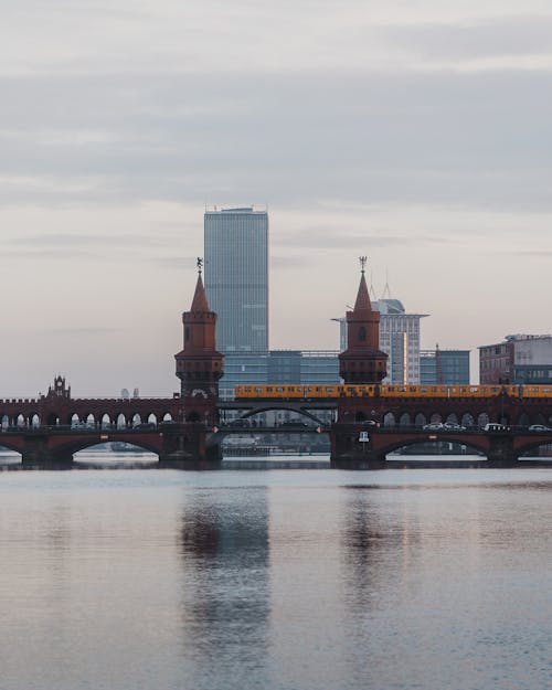 Oberbaum Bridge on Spree River in Berlin